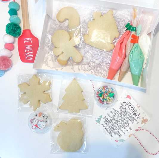 DIY Christmas Cookie Kit with NATURAL food coloring and no additives